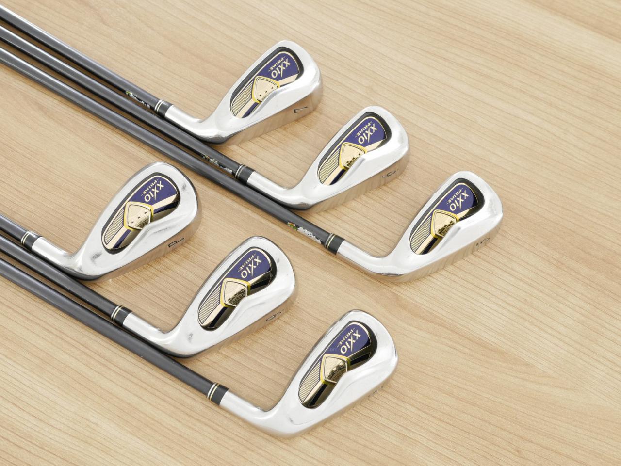 Iron set : XXIO : ชุดเหล็ก XXIO Prime 9 (ออกปี 2018 ท๊อปสุด ตีง่าย ไกล) มีเหล็ก 5-Pw (6 ชิ้น) ก้านกราไฟต์ SP-900 Flex SR