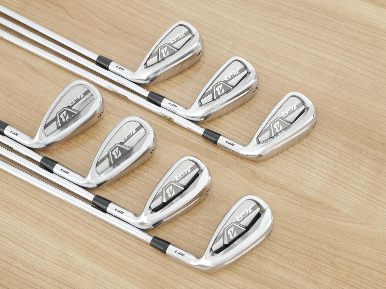 Iron set : Bridgestone : ชุดเหล็ก Bridgestone Tour B JGR HF1 Forged (รุ่นปี 2018 ตีไกลกว่าปกติ 2 เบอร์) มีเหล็ก 7-P1,P2,Aw,Sw (7 ชิ้น) ก้านเหล็ก NS Pro Zelos 8 Flex R