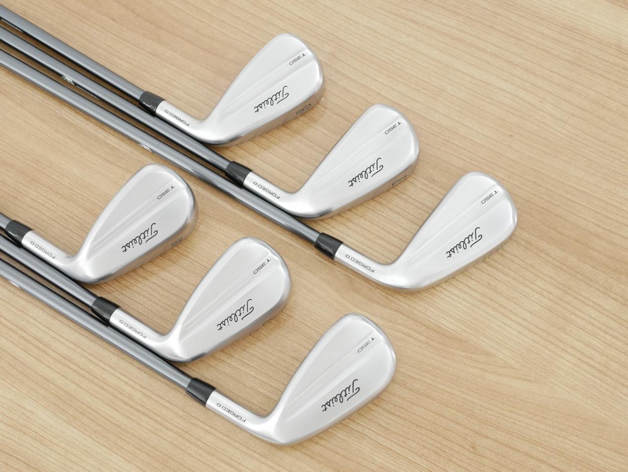 Iron set : Titleist : ชุดเหล็ก Titleist T350 Forged (รุ่นใหม่ล่าสุด ออกปี 2025) มีเหล็ก 6-Pw,48 (6 ชิ้น) ก้านกราไฟต์ Mitsubishi MMT 65 Flex S