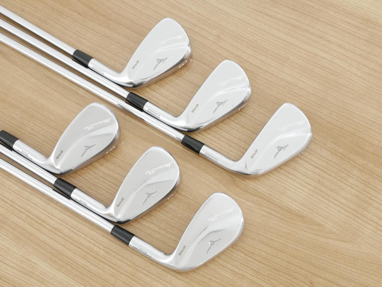 Iron set : Mizuno : ชุดเหล็ก Mizuno Pro 245 Forged (ปี 2024 นุ่ม แน่น ระยะดี) มีเหล็ก 6-Pw,Gw (6 ชิ้น) ก้านเหล็ก Dynamic Gold 95 S200