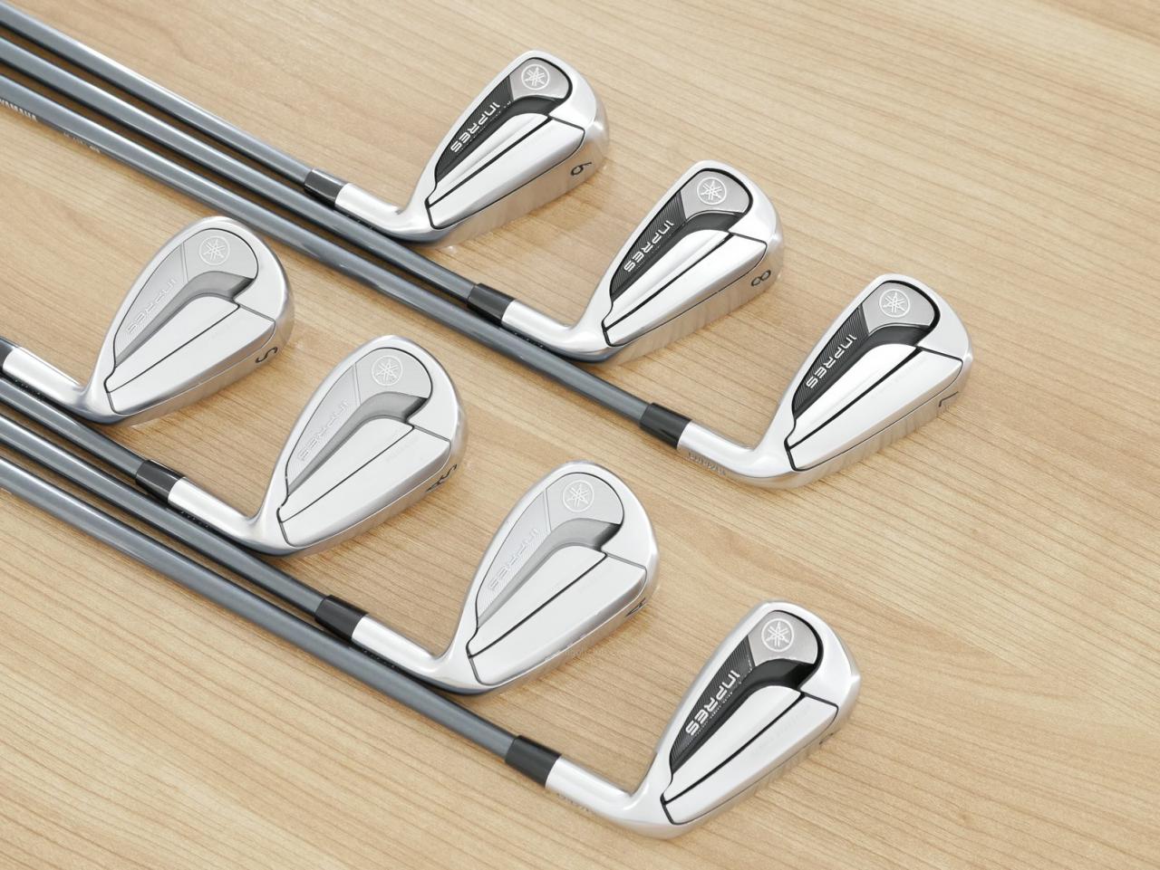 Iron set : Yamaha : ชุดเหล็ก Yamaha Inpres DriveStar Type D (รุ่นล่าสุด ปี 2025 ตีไกลที่สุด ไกลกว่าเหล็กทั่วไป 2 เบอร์ หน้าเด้งมากๆ) มีเหล็ก 7-Pw,Aw,As,Sw (7 ชิ้น) ก้านกราไฟต์ Fujikura Speeder NX M-425i Flex SR