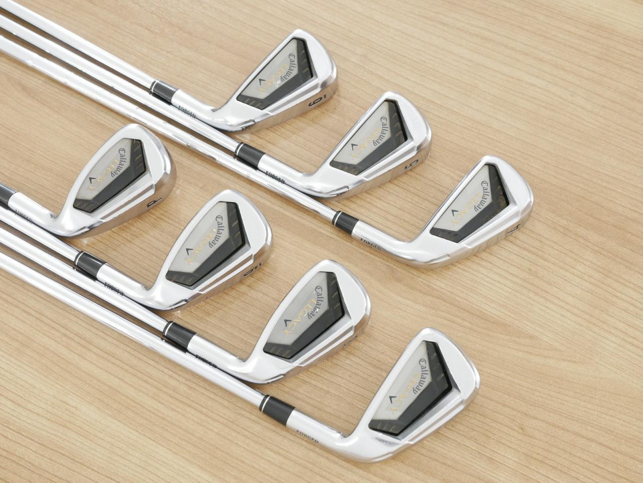 Iron set : Callaway : ชุดเหล็ก Callaway Legacy V (Forged) มีเหล็ก 4-Pw (7 ชิ้น) ก้านเหล็ก NS Pro Modus 120 Flex R