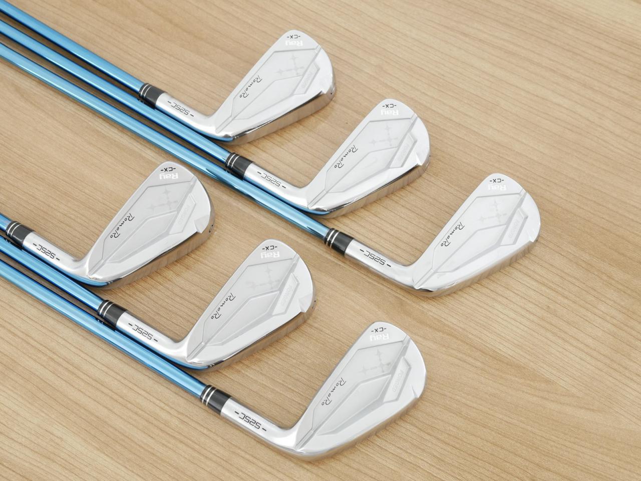 Iron set : Romaro : ชุดเหล็ก Romaro Ray CX S25C Forged (นุ่มมากๆ คมมาก) มีเหล็ก 5-Pw (6 ชิ้น) ก้านเหล็ก True Temper ALLOY BLUE S200