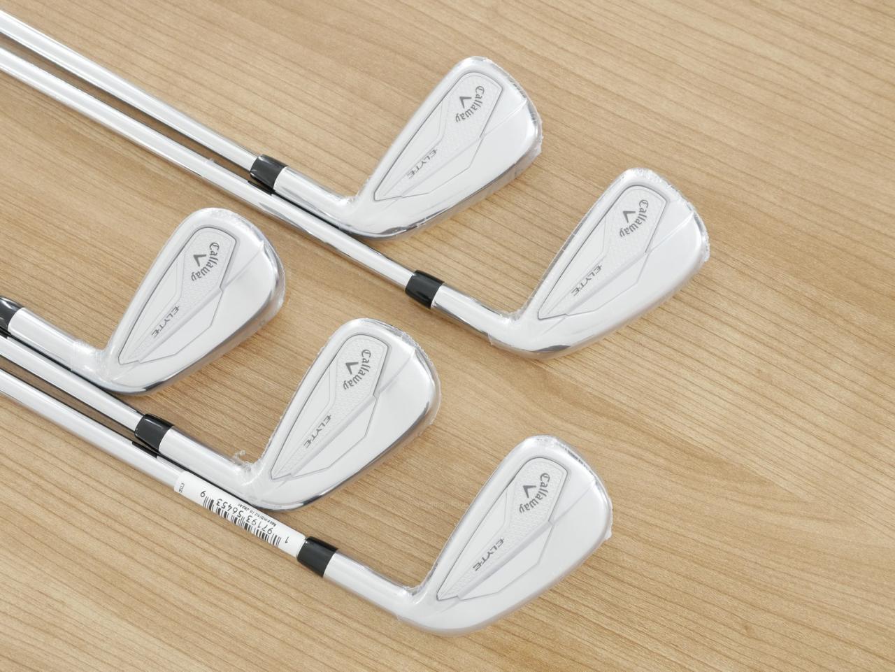 Iron set : Callaway : **ของใหม่ ยังไม่แกะพลาสติก** ชุดเหล็ก Callaway ELYTE (ออกปี 2025 ตีง่ายมาก ไกล Japan Spec.) มีเหล็ก 6-Pw (5 ชิ้น) ก้านเหล็ก NS Pro 950 NEO Flex R