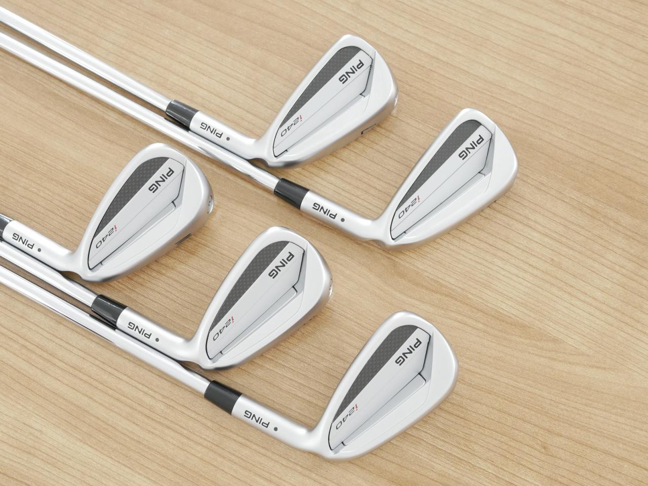 Iron set : Ping : ชุดเหล็ก Ping i240 (รุ่นล่าสุด ออกปี 2025) มีเหล็ก 6-Pw (5 ชิ้น) ก้านเหล็ก Dynamic Gold 95 S200