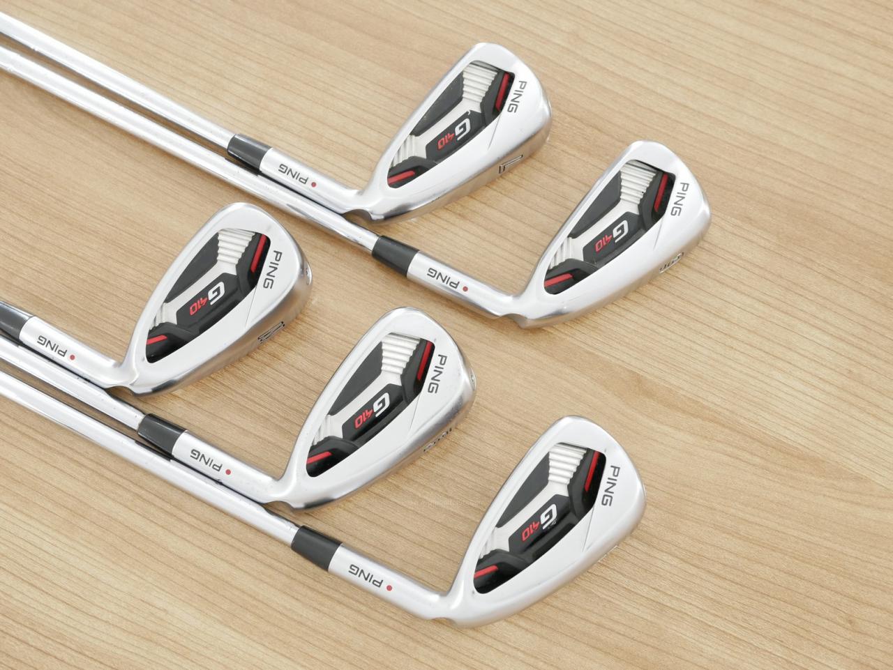 Iron set : Ping : ชุดเหล็ก Ping G410 (รุ่นปี 2019 Japan Spec. ใบใหญ่ ง่าย ไกล) มีเหล็ก 6-Pw (5 ชิ้น) ก้านเหล็ก NS Pro Modus