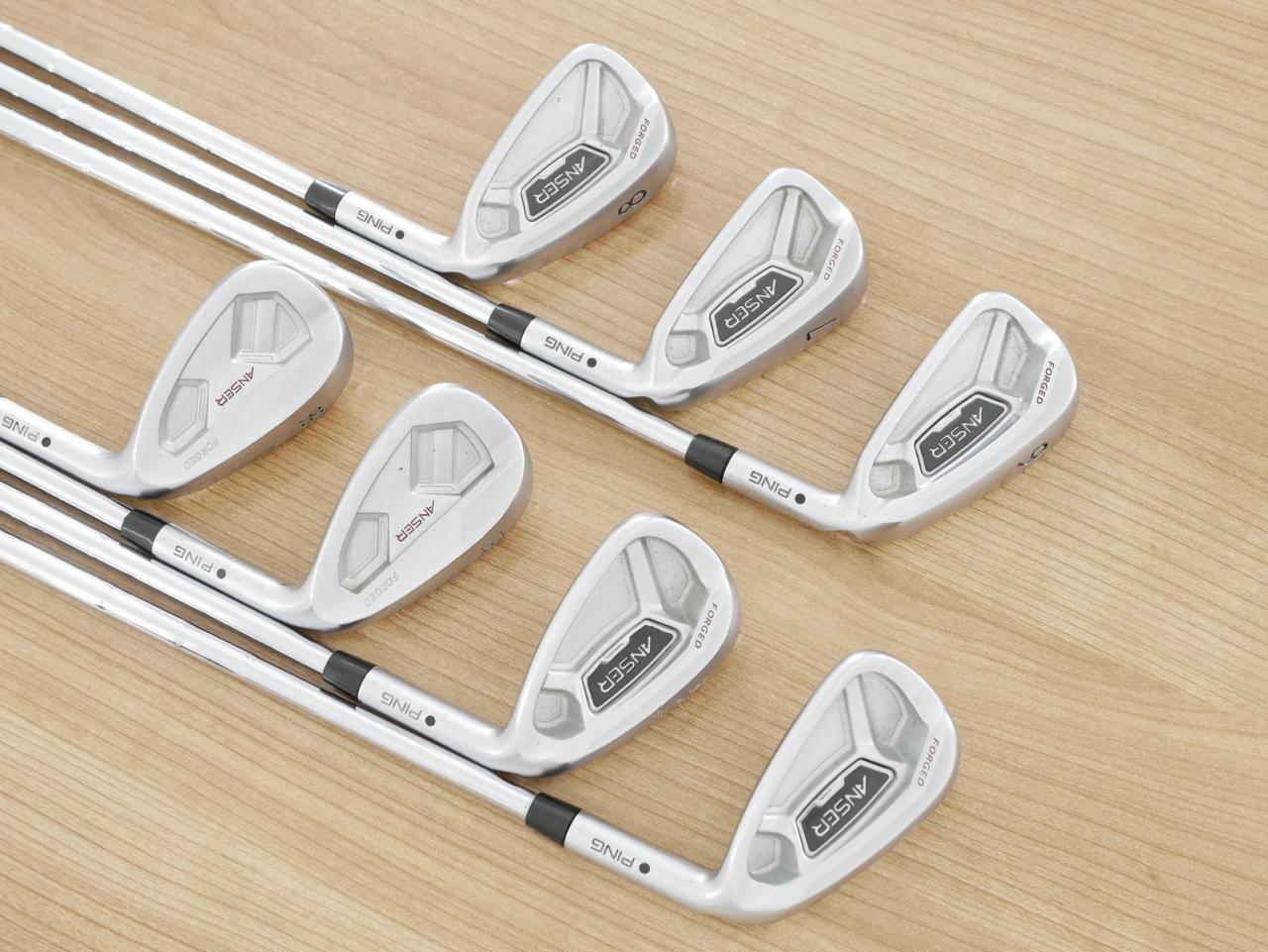 Iron set : Ping : ชุดเหล็ก Ping Anser Forged มีเหล็ก 6-Pw,50,56 (7 ชิ้น) ก้านเหล็ก Ping CFS Flex S