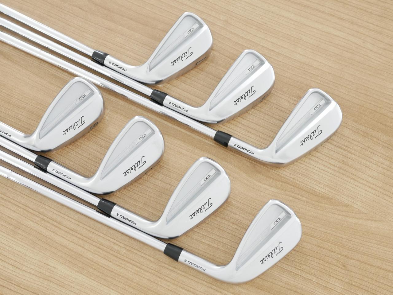 Iron set : Titleist : ชุดเหล็ก Titleist T100 Forged (ออกปี 2023 นุ่ม แน่น คม) มีเหล็ก 5-Pw,50 (7 ชิ้น) ก้านเหล็ก NS Pro 880 AMC Flex S