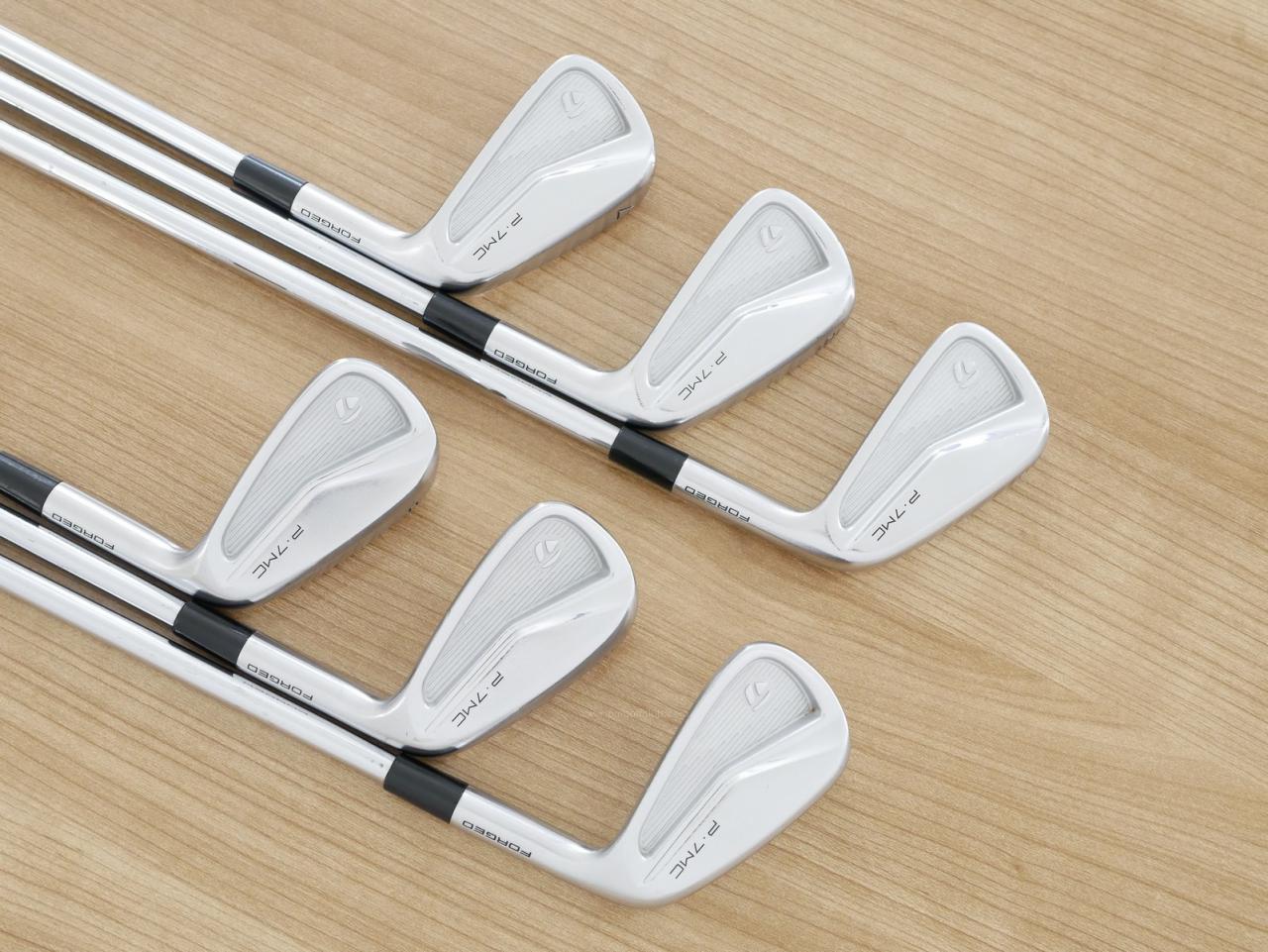 Iron set : Taylormade : ชุดเหล็ก Taylormade P7MC Forged (ซีรี่ย์ท้อปสุด ออกปี 2021) มีเหล็ก 5-Pw (6 ชิ้น) ก้านเหล็ก NS Pro Modus 105 Flex S