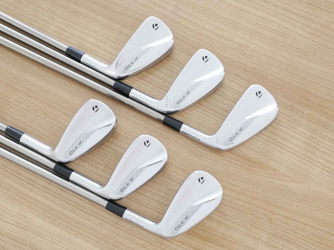 Iron set : Taylormade : ชุดเหล็ก Taylormade P770 Forged (ปี 2021 นุ่ม แน่น) มีเหล็ก 5-Pw (6 ชิ้น) ก้านกราไฟต์ UST Mamiya RECOIL ESX 460 F4 Flex S
