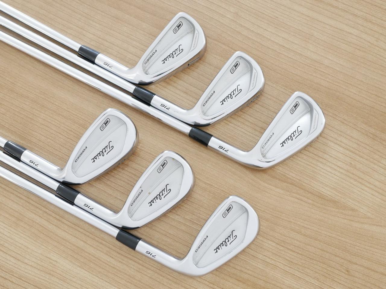 Iron set : Titleist : ชุดเหล็ก Titleist 716 CB Forged มีเหล็ก 5-Pw (6 ชิ้น) ก้านเหล็ก NS Pro Modus 105 Flex R