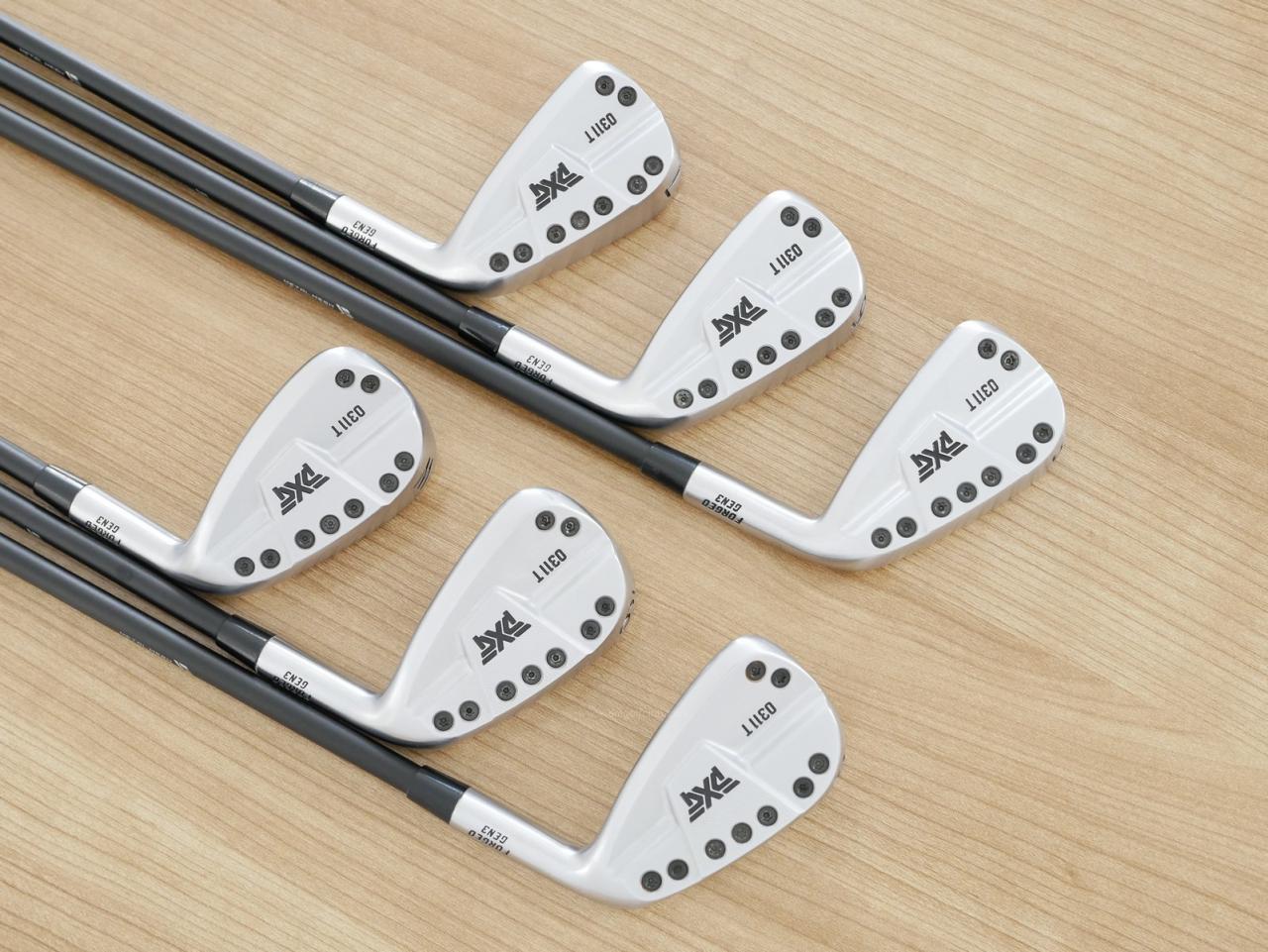 Iron set : PXG : ชุดเหล็ก PXG 0311T GEN 3 Forged (นุ่ม แน่น) มีเหล็ก 5-Pw (6 ชิ้น) ก้านกราไฟต์ Mitsubishi MMT 70 Flex R