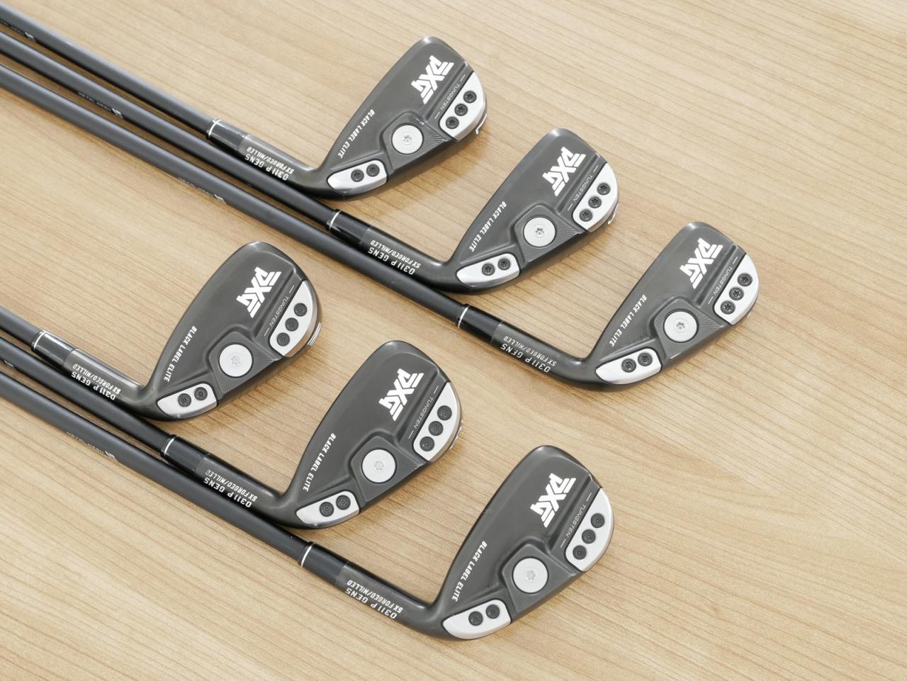 Iron set : PXG : ชุดเหล็ก PXG 0311P GEN 5 Black Forged Milled (ออกปี 2022 ตีไกล สวย ฟิลดี) มีเหล็ก 5-Pw (6 ชิ้น) ก้านกราไฟต์ Mitsubishi MMT 80 Flex S