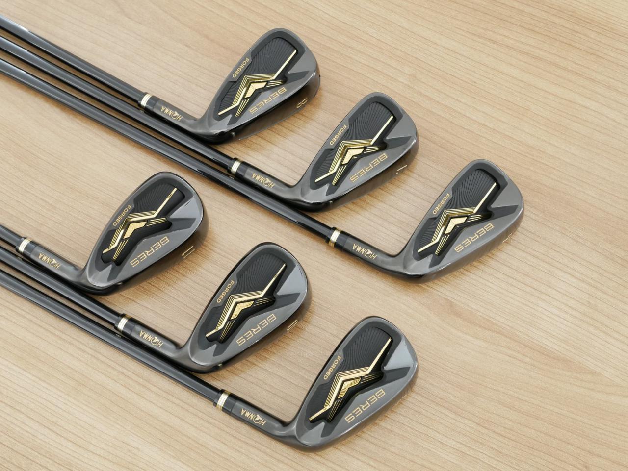 Iron set : Honma : ชุดเหล็ก Honma Beres Black Forged (ออกปี 2022 สวยมากๆ) มีเหล็ก 6-11 (6 ชิ้น เทียบเท่า 5-Pw) ก้าน ARMRQ MX Flex S