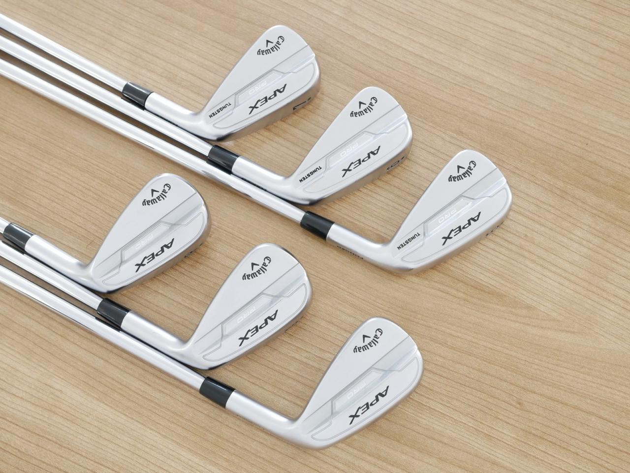 Iron set : Callaway : ชุดเหล็ก Callaway APEX Pro Forged (ออกปี 2022) มีเหล็ก 5-Pw (6 ชิ้น) ก้านเหล็ก Project X LZ 115g 5.5 Flex S