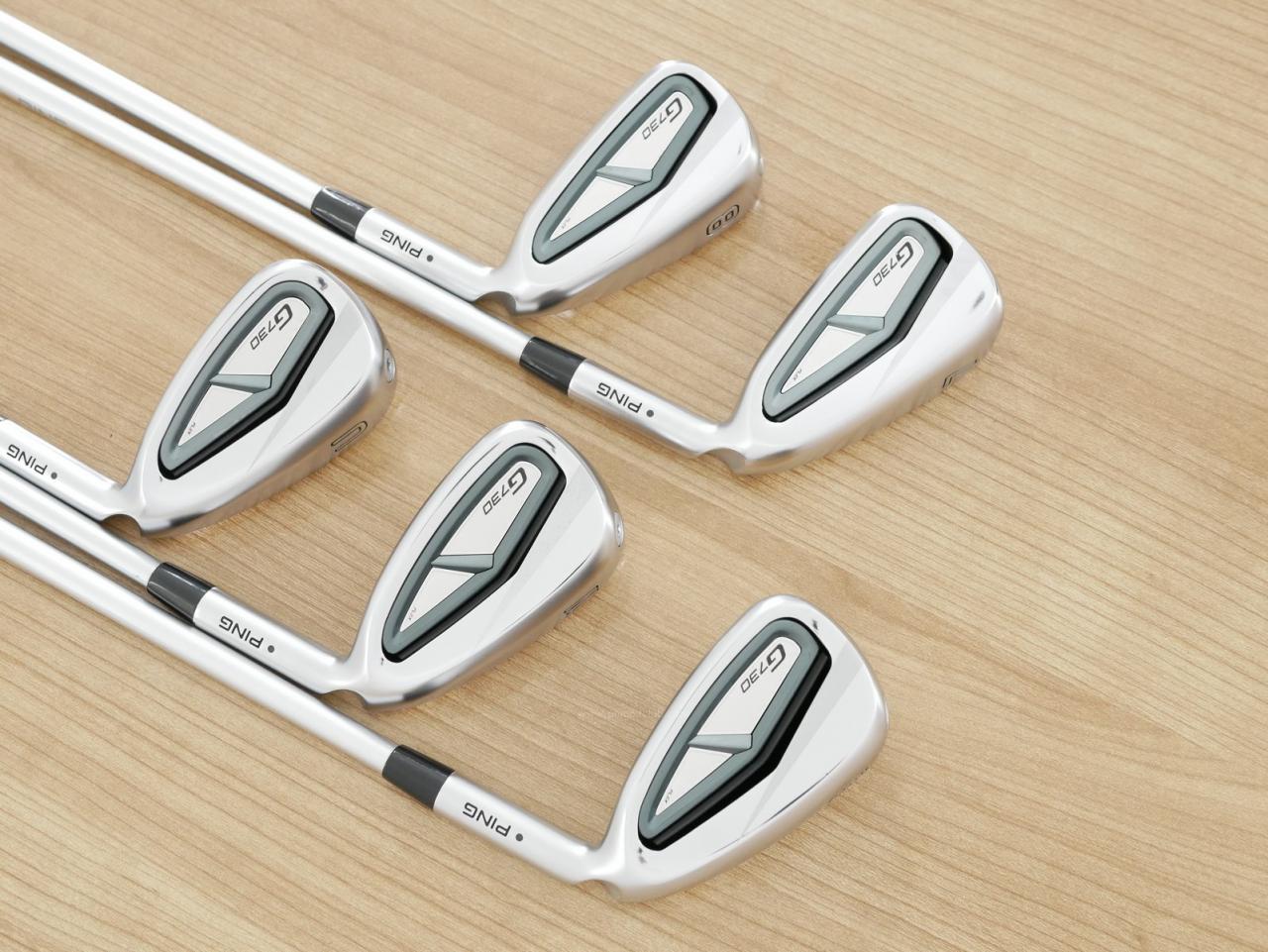 Iron set : Ping : ชุดเหล็ก Ping G730 (รุ่นล่าสุด ปี 2024 Japan Spec. ใบใหญ่ ง่ายที่สุด ไกลที่สุดของ Ping) มีเหล็ก 7-Pw,Aw (5 ชิ้น) ก้านกราไฟต์ Fujikura HL45 Flex R