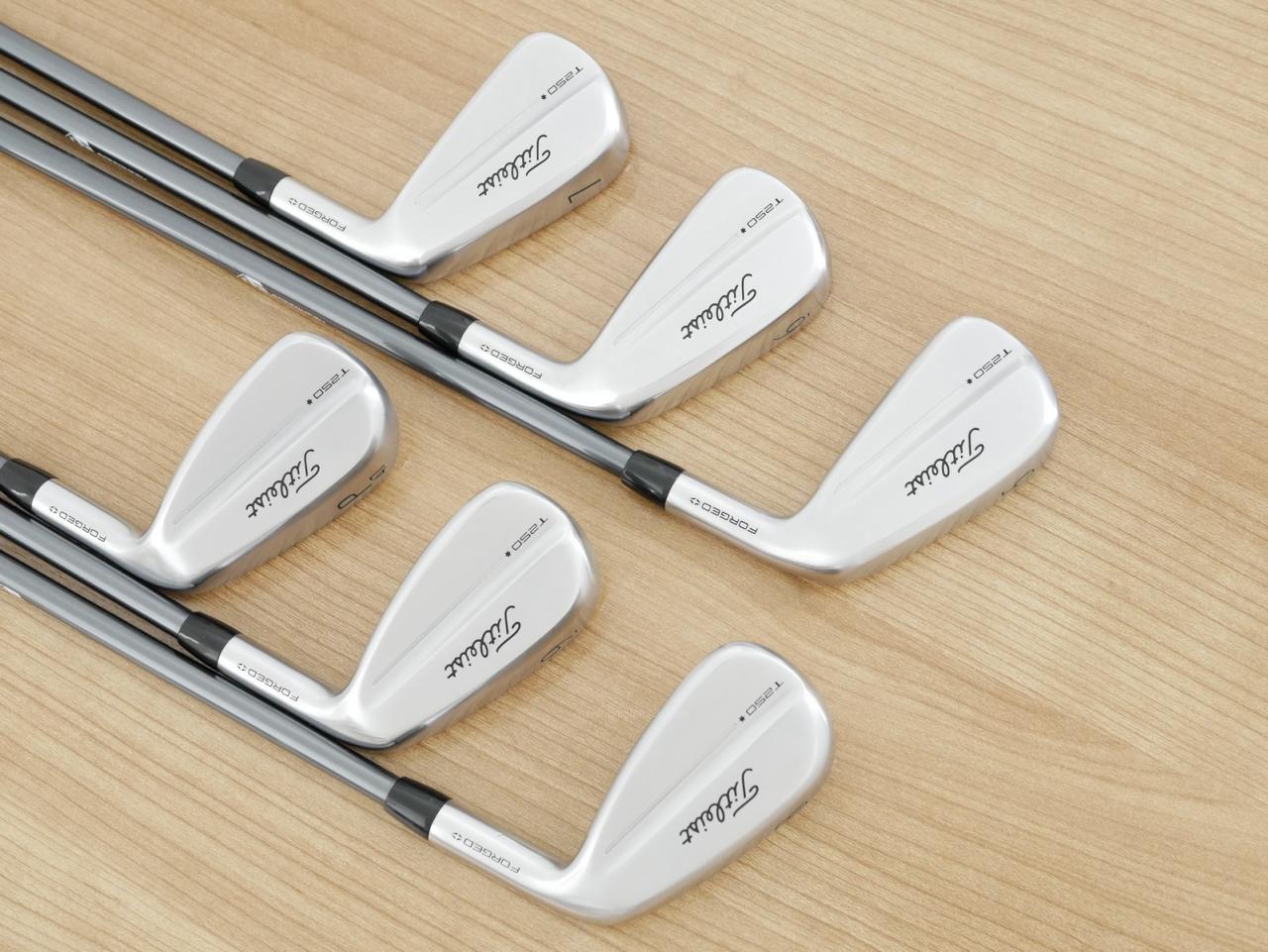 Iron set : Titleist : ชุดเหล็ก Titleist T250 Forged Launch Spec (รุ่นล่าสุด ออกปี 2025 Japan Spec) มีเหล็ก 5-Pw (6 ชิ้น) ก้านกราไฟต์ Mitsubishi MMT 65 Flex R