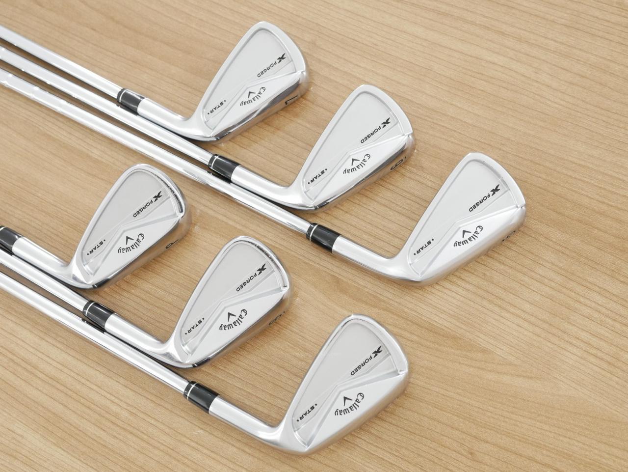 Iron set : Callaway : ชุดเหล็ก Callaway X Forged Star (ออกปี 2024) มีเหล็ก 5-Pw (6 ชิ้น) ก้านเหล็ก NS Pro 950 Neo Flex S