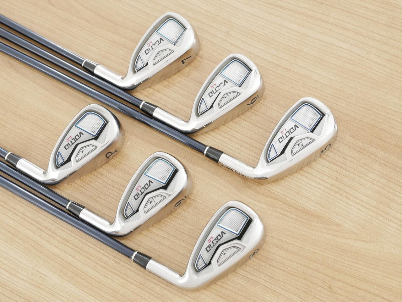 Iron set : Katana : ชุดเหล็ก Katana Voltio III LC (ใบใหญ่ หน้าเด้ง ง่าย ไกล) มีเหล็ก 5-Pw (6 ชิ้น) ก้าน Tour AD VT-5 Flex R
