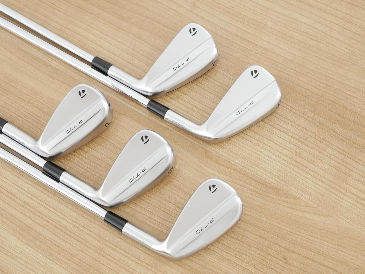 Iron set : Taylormade : ชุดเหล็ก Taylormade P770 Forged (รุ่นล่าสุด ออกปี 2024 นุ่ม แน่น) มีเหล็ก 6-Pw (5 ชิ้น) ก้านเหล็ก NS Pro 950 NEO Flex R