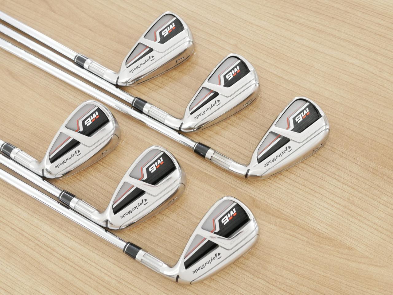 Iron set : Taylormade : ชุดเหล็ก Taylormade M6 (ออกปี 2019 Japan Spec) มีเหล็ก 5-Pw (6 ชิ้น) ก้านเหล็ก REAX 85 Flex S
