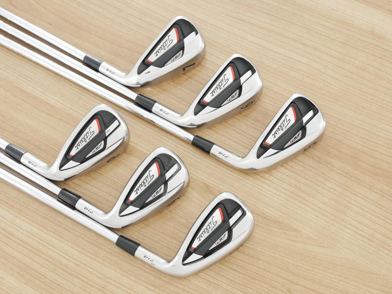 Iron set : Titleist : ชุดเหล็ก Titleist AP1 714 มีเหล็ก 5-Pw (6 ชิ้น) ก้านเหล็ก NS Pro 950 Flex S