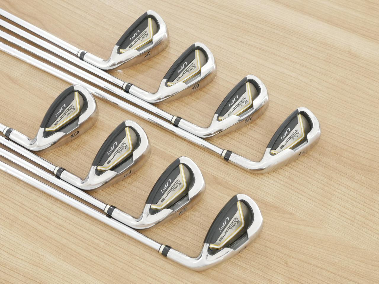 Iron set : Other Brand : ชุดเหล็ก Cobra UFI (ใบใหญ่ ตีง่าย) มีเหล็ก 4-Pw,Aw (8 ชิ้น) ก้านเหล็ก NS Pro 900 Flex R
