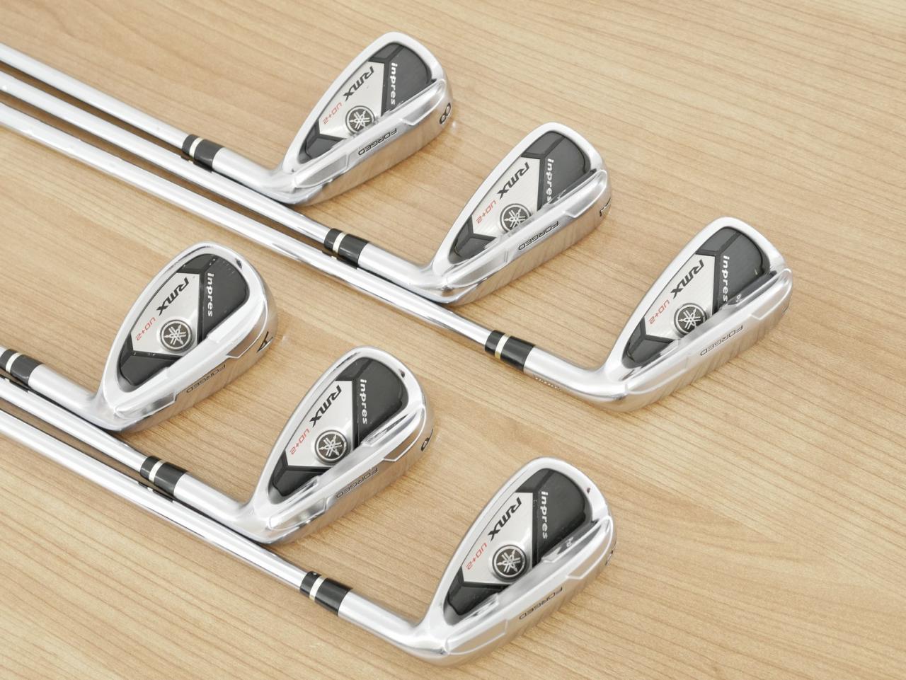 Iron set : Yamaha : ชุดเหล็ก Yamaha Inpres RMX UD+2 (ปี 2017 ตีไกลที่สุด ไกลกว่าเหล็กทั่วไป 2 เบอร์) มีเหล็ก 6-Pw,Aw (6 ชิ้น) ก้านเหล็ก NS Pro 950 Flex S