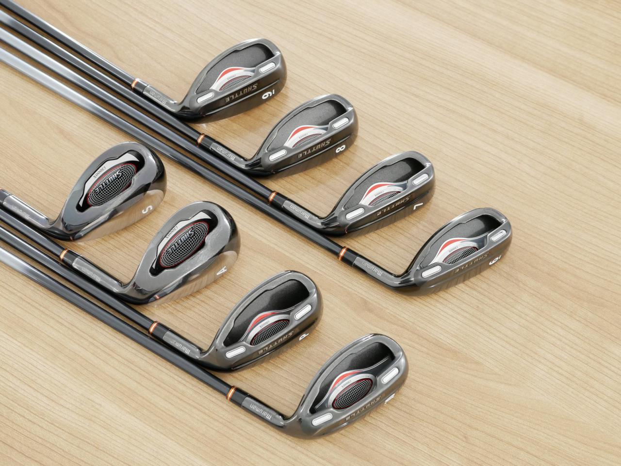 Iron set : Maruman : ชุดเหล็กกระเทย Maruman Shuttle i3000x (ตีง่ายสุดๆ) มีเหล็ก 6-10,Pw,Aw,Sw (8 ชิ้น เทียบเท่า 5-Pw,Aw,Sw) ก้านกราไฟต์ Flex R