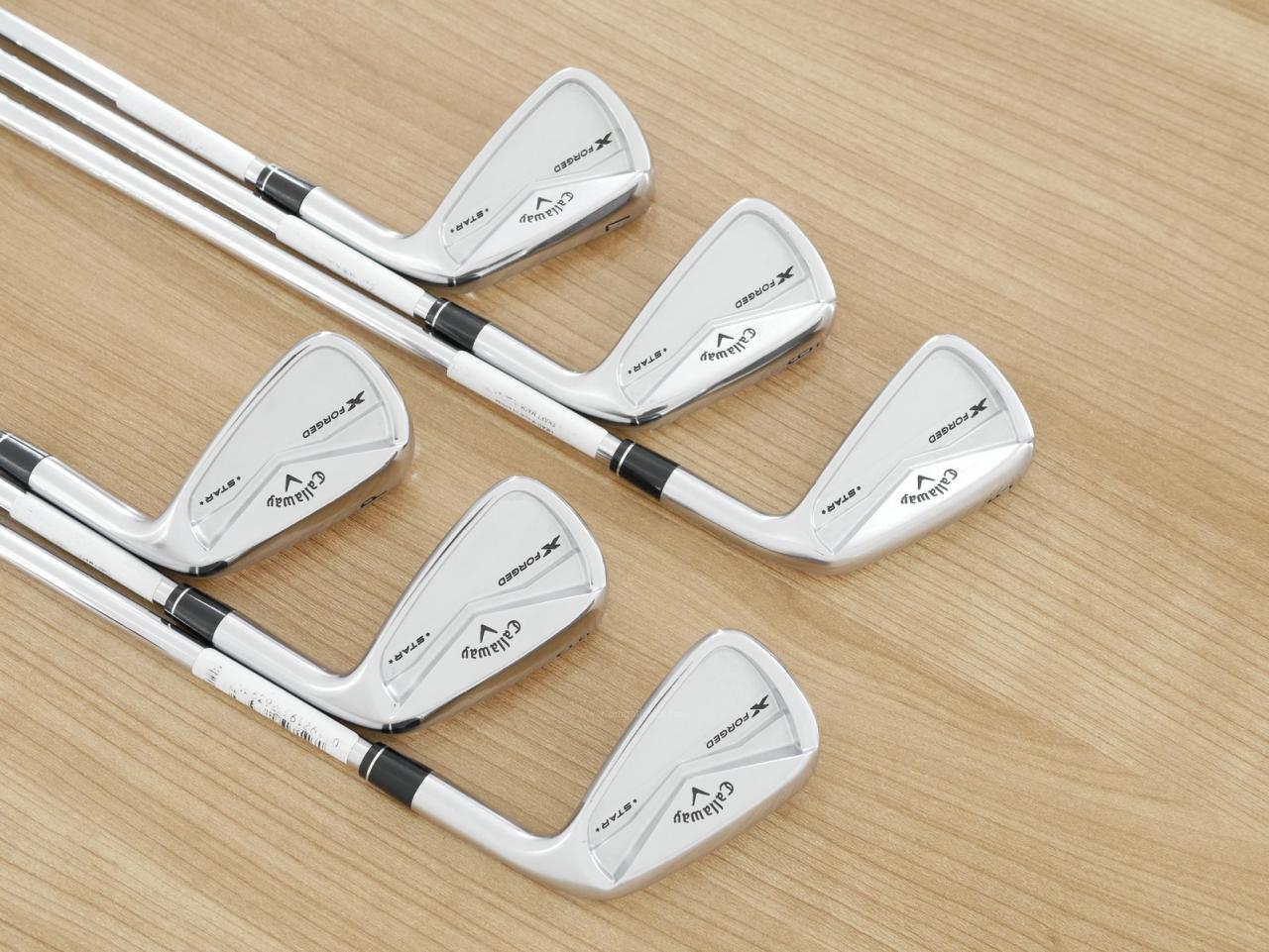 Iron set : Callaway : ชุดเหล็ก Callaway X Forged Star (ออกปี 2024) มีเหล็ก 5-Pw (6 ชิ้น) ก้านเหล็ก NS Pro 950 NEO Flex S