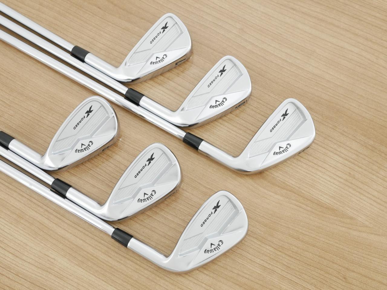 Iron set : Callaway : ชุดเหล็ก Callaway X Forged (ปี 2019) มีเหล็ก 5-Pw (6 ชิ้น) ก้านเหล็ก NS Pro Modus 120 Flex S
