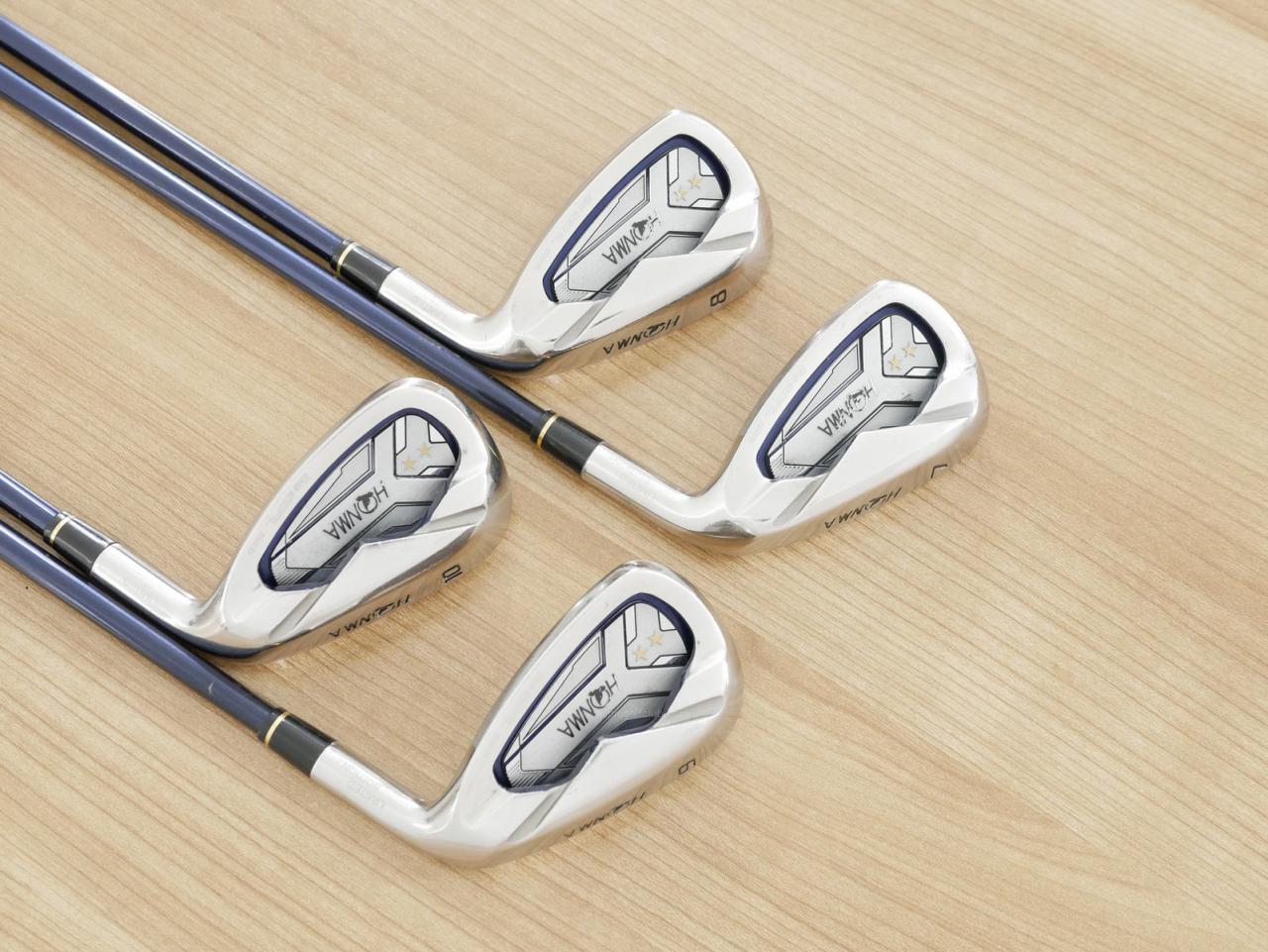 Iron set : Honma : ชุดเหล็ก Honma Bezeal 525 (รุ่นนี้ใบใหญ่ที่สุดของ Honma) มีเหล็ก 7-10 (4 ชิ้น ) ก้านกราไฟต์ Honma ARMRQ 8 (48) Flex SR (2 ดาว)