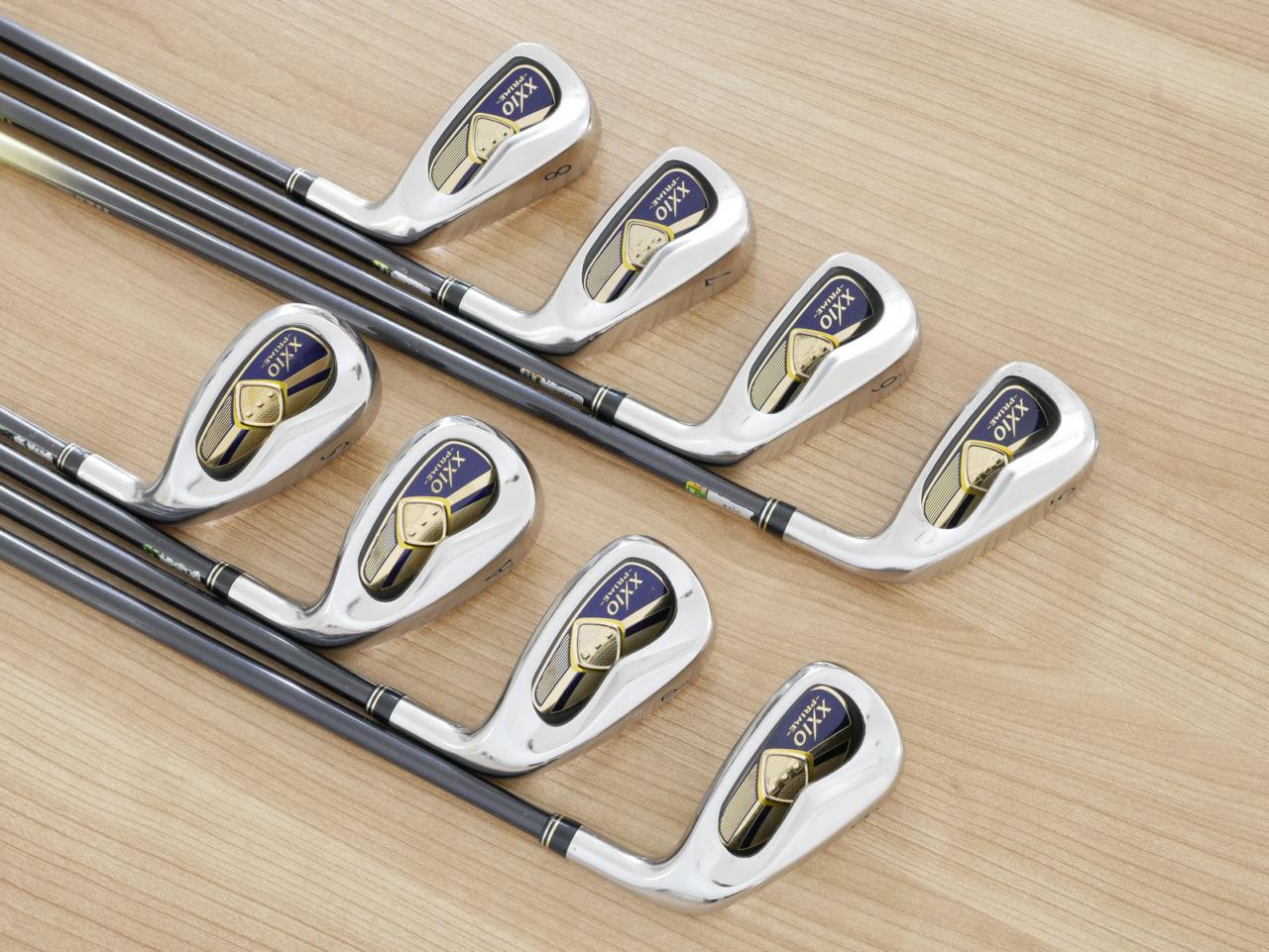 Iron set : XXIO : ชุดเหล็ก XXIO Prime 9 (ออกปี 2018 ท๊อปสุด ตีง่าย ไกล) มีเหล็ก 5-Pw,Aw,Sw (8 ชิ้น) ก้านกราไฟต์ SP-900 Flex SR