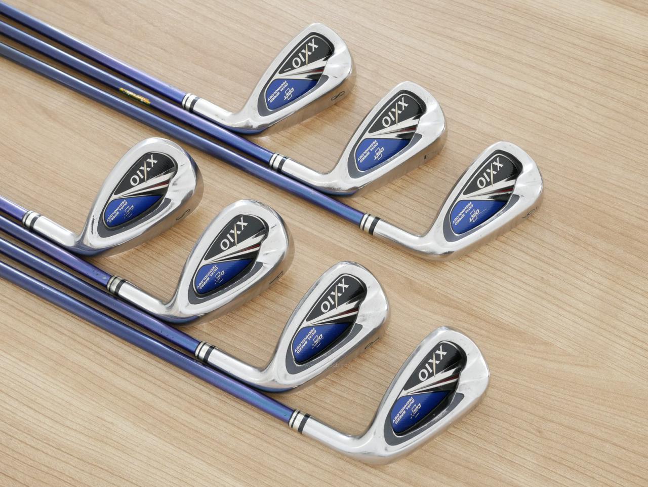 Iron set : XXIO : ชุดเหล็ก XXIO 8 (ใบใหญ่ ตีง่าย ไกล) มีเหล็ก 6-Pw,Aw,Sw (7 ชิ้น) ก้านกราไฟต์ MP-800 Flex R