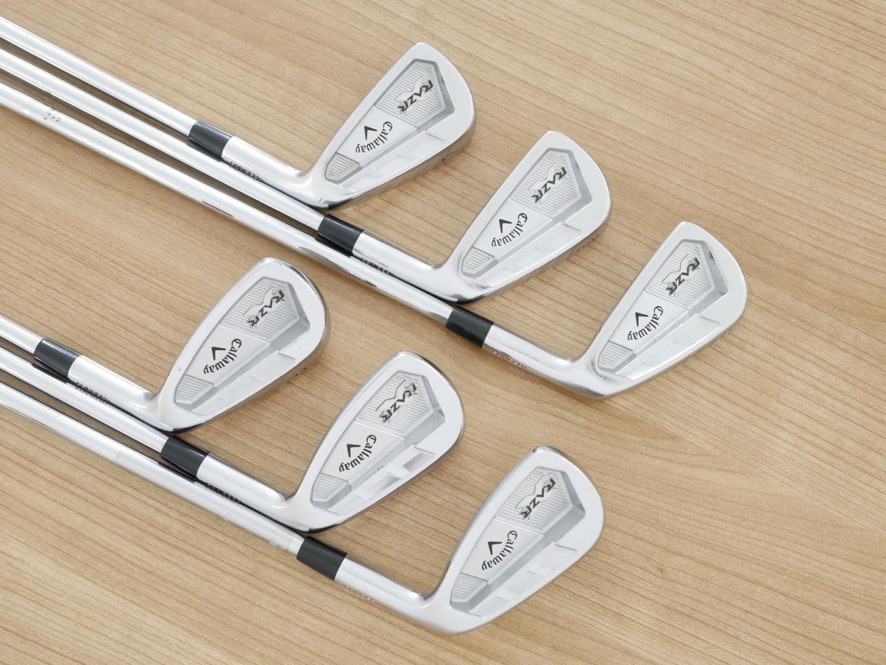 Iron set : Callaway : ชุดเหล็ก Callaway RAZR X Forged มีเหล็ก 5-Pw (6 ชิ้น) ก้านเหล็ก Flex S
