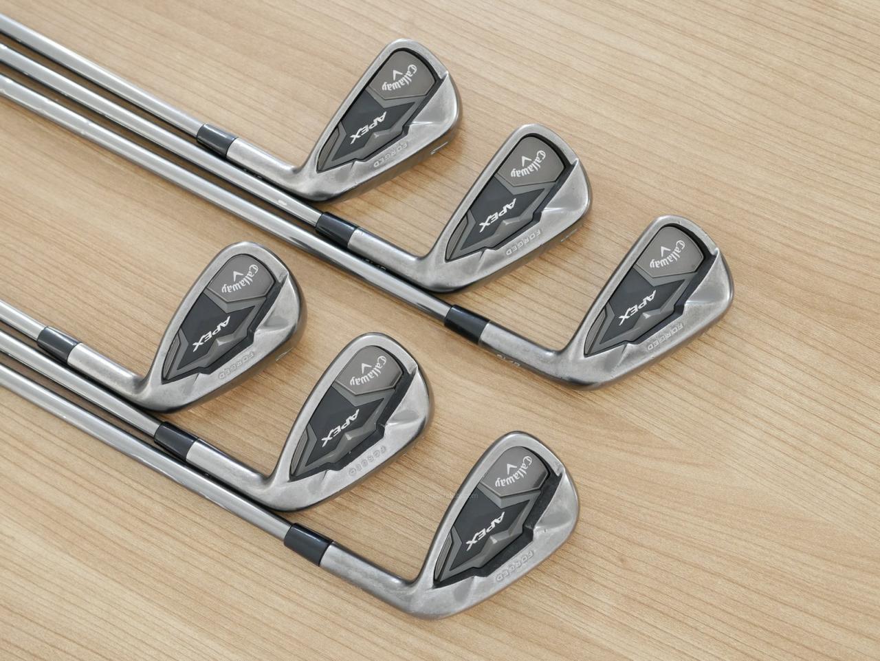 Iron set : Callaway : ชุดเหล็ก Callaway APEX Black Forged (ปี 2020 หายาก) มีเหล็ก 5-Pw (6 ชิ้น) ก้านเหล็ก NS Pro Modus 105 Flex S