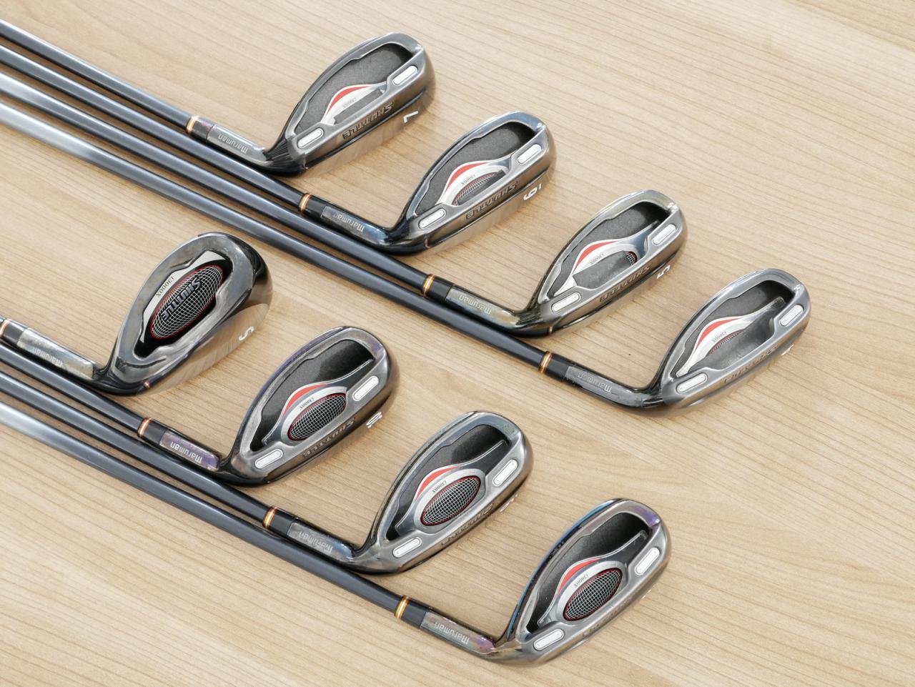 Iron set : Maruman : ชุดเหล็กกระเทย Maruman Shuttle i3000x (ตีง่ายสุดๆ) มีเหล็ก 4-10,Sw (8 ชิ้น) ก้านกราไฟต์ Flex R