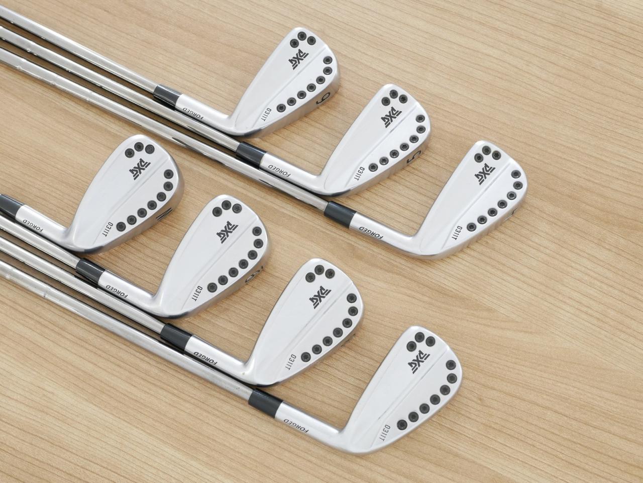 Iron set : PXG : ชุดเหล็ก PXG 0311T Forged (นุ่ม แน่น สวย เท่) มีเหล็ก 4-Pw (7 ชิ้น) ก้านเหล็ก NS Pro 850 Flex S