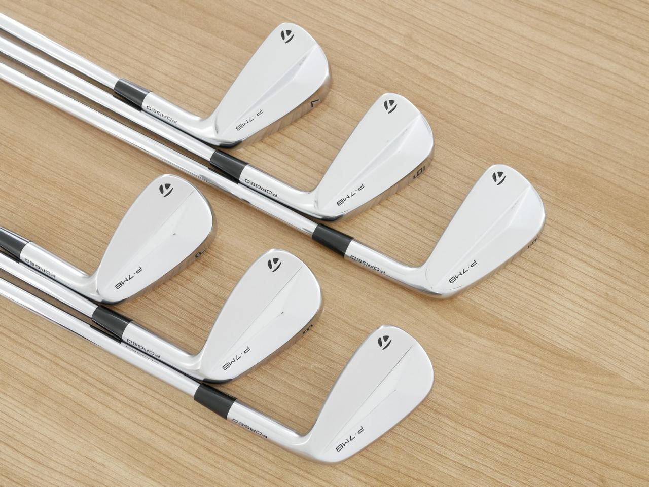 Iron set : Taylormade : ชุดเหล็ก Taylormade P7MB Forged (ปี 2023 ซีรี่ย์ท้อปสุด) มีเหล็ก 5-Pw (6 ชิ้น) ก้านเหล็ก NS Pro Modus 105 Flex R