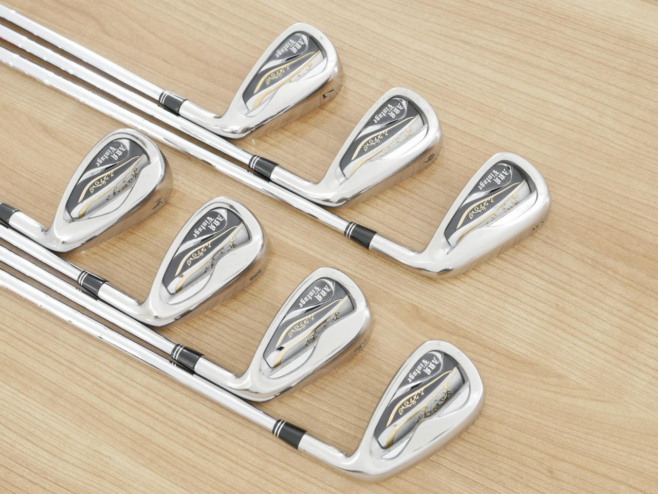 Iron set : Other Brand : ชุดเหล็ก Akira ADR Vintage (รุ่นท๊อปสุด หน้าเด้ง ไกล) มีเหล็ก 5-Pw,Aw (7 ชิ้น) ก้านเหล็ก NS Pro Modus 110 Flex S