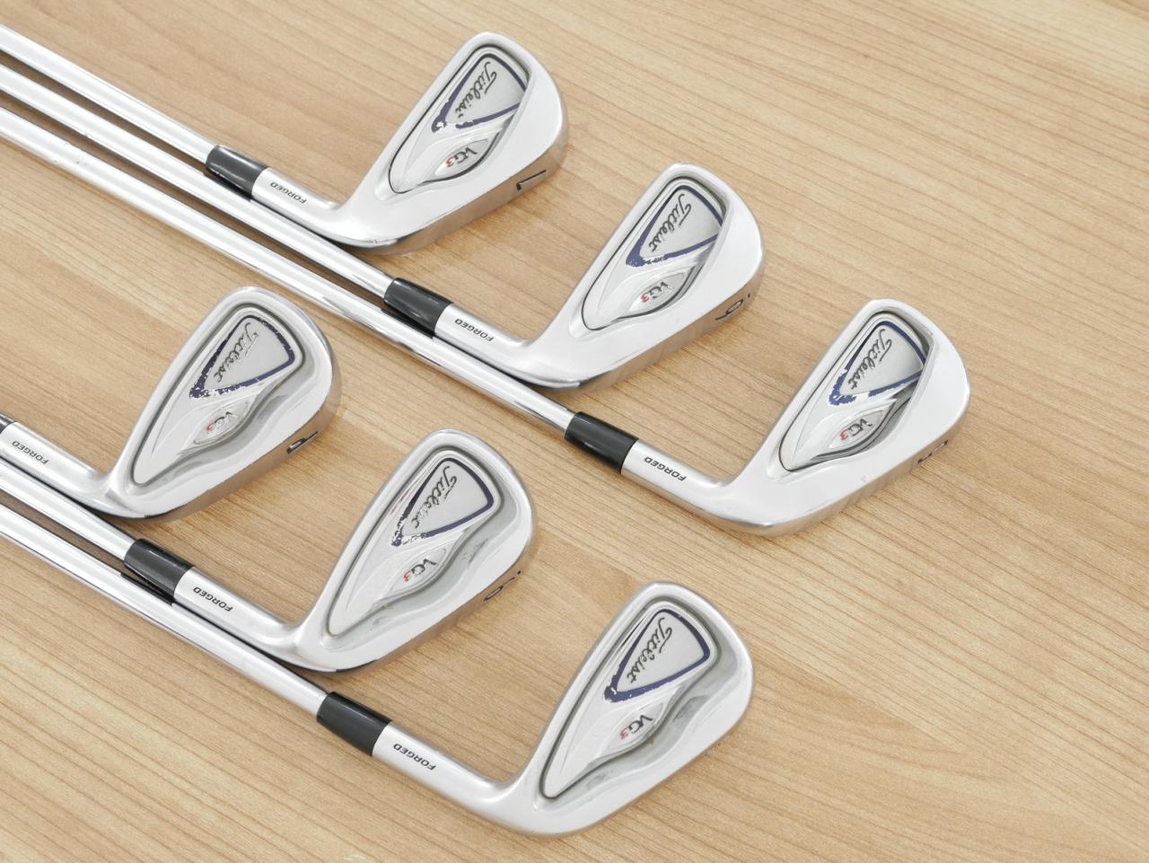 Iron set : Titleist : ชุดเหล็ก Titleist VG3 Forged (Japan Spec. ออกปี 2015) มีเหล็ก 5-Pw (6 ชิ้น) ก้านเหล็ก Dynamic Gold S200