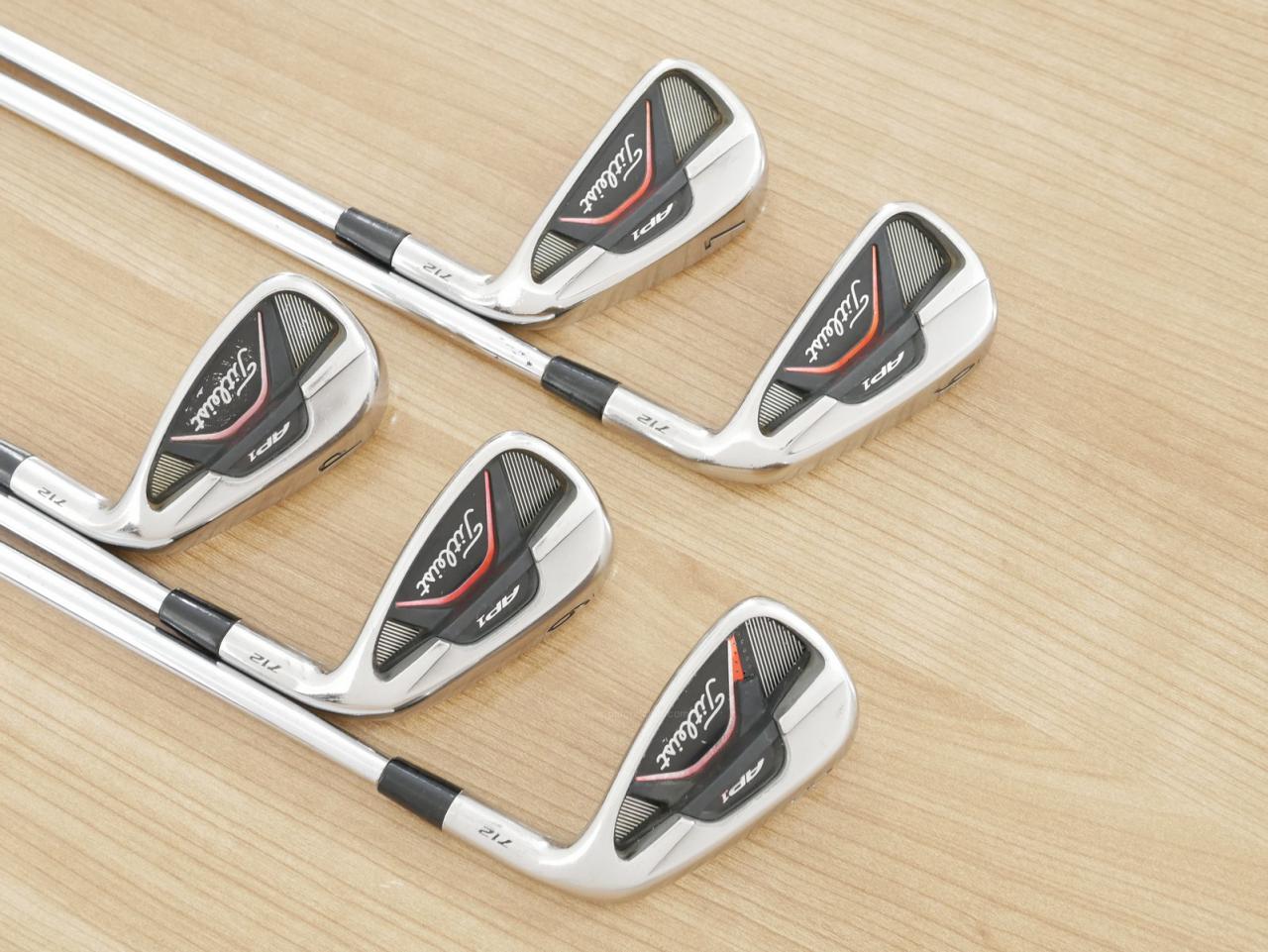 Iron set : Titleist : ชุดเหล็ก Titleist AP1 712 มีเหล็ก 6-Pw (5 ชิ้น) ก้านเหล็ก Flex S