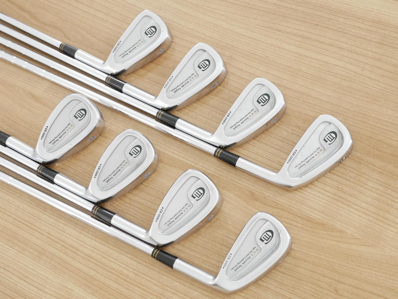 Iron set : Miura : ชุดเหล็ก Miura CB-2005 (Forged) มีเหล็ก 3-Pw (8 ชิ้น) ก้านเหล็ก Ns Pro 950 Flex R