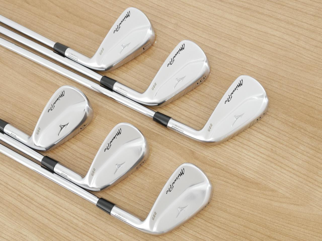 Iron set : Mizuno : ชุดเหล็ก Mizuno Pro 225 Forged (ปี 2023 นุ่ม แน่น ระยะดี) มีเหล็ก 5-Pw (6 ชิ้น) ก้านเหล็ก NS Pro Modus 115 Flex S