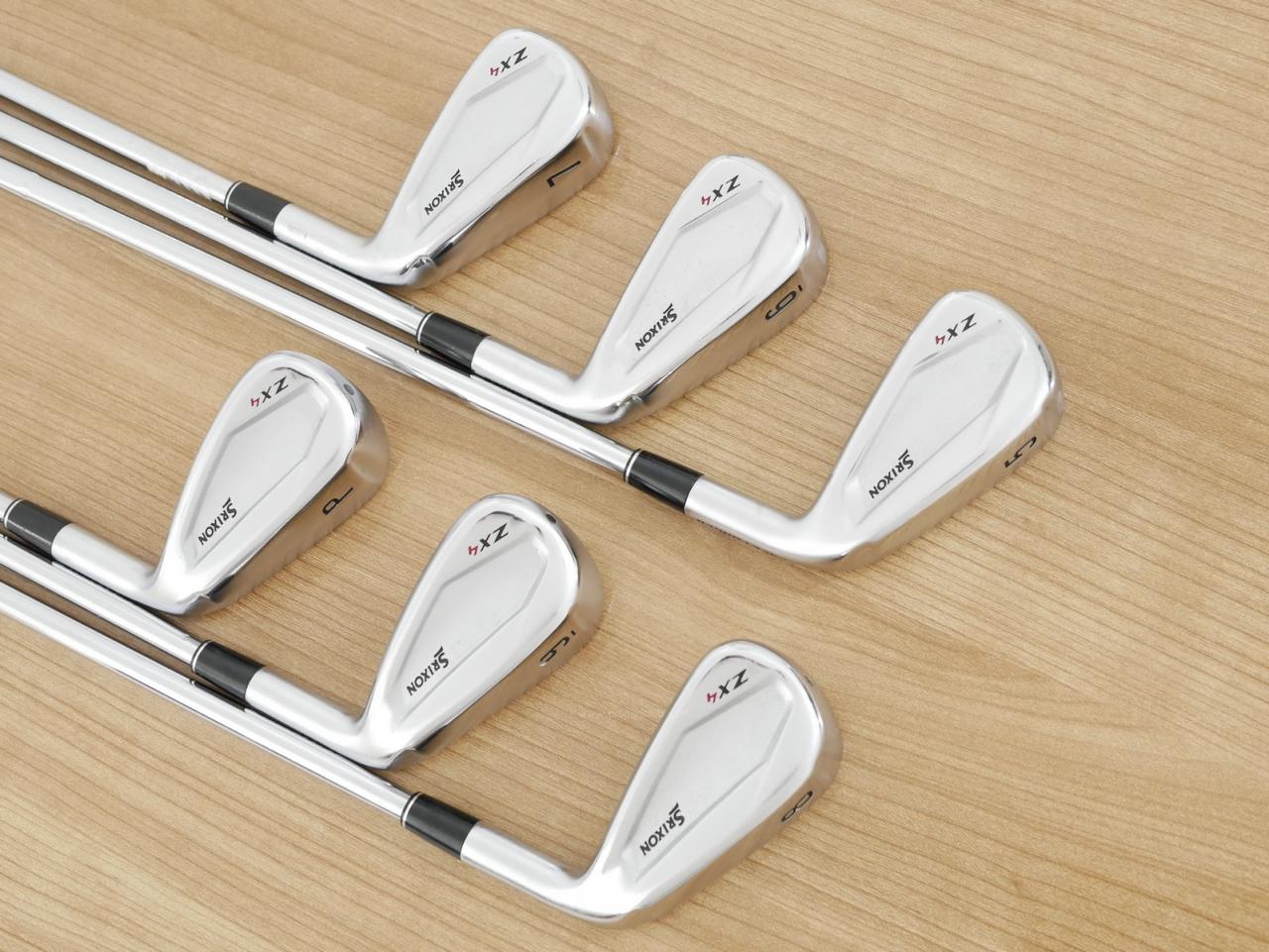 Iron set : Other Brand : ชุดเหล็ก Srixon ZX4 Face Forged (รุ่นปี 2021 ตีง่าย ไกล) มีเหล็ก 5-Pw (6 ชิ้น) ก้านเหล็ก NS Pro 950 NEO Flex S