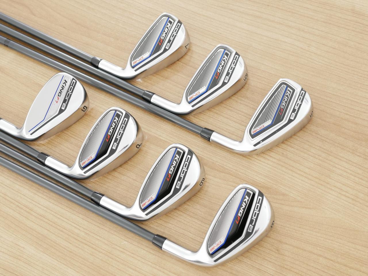Iron set : Other Brand : ชุดเหล็ก Cobra King F7 One (รุ่นปี 2019) มีเหล็ก 5-Pw,Aw (7 ชิ้น) ก้านกราไฟต์ Fujikura Pro 63 Flex R
