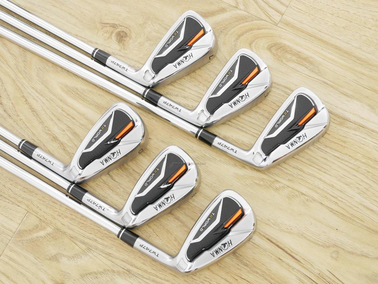 Iron set : Honma : ชุดเหล็ก Honma Tour World TW747P (ออกปี 2019) มีเหล็ก 5-10 (6 ชิ้น) ก้านเหล็ก NS Pro Modus 120 Flex S
