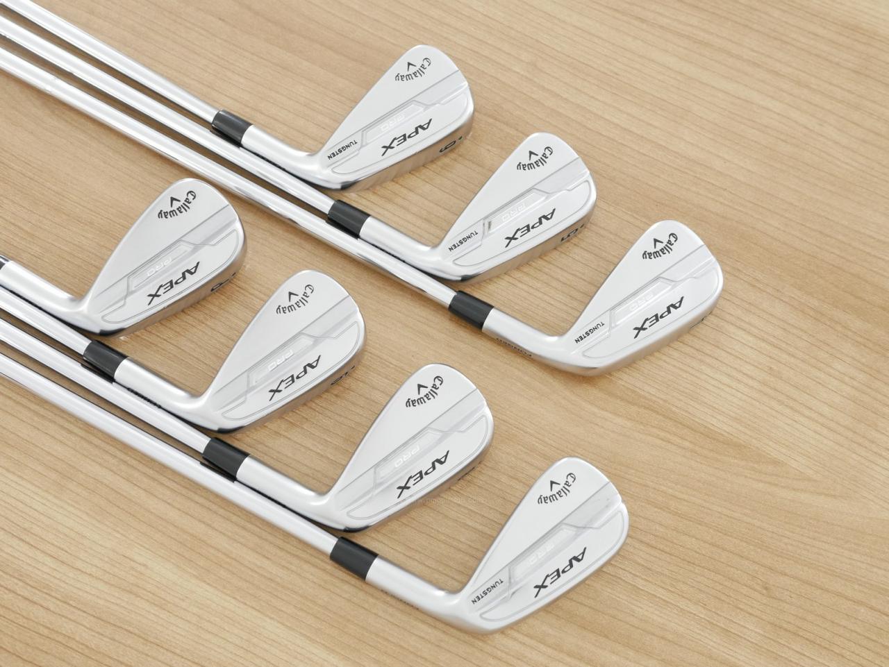 Iron set : Callaway : ชุดเหล็ก Callaway APEX Pro Forged (ออกปี 2022) มีเหล็ก 4-Pw (7 ชิ้น) ก้านเหล็ก Dynamic Gold S200