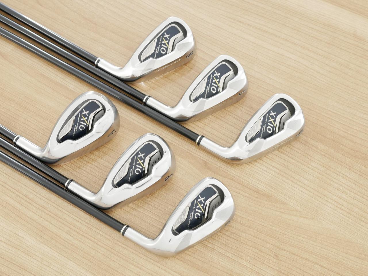 Iron set : XXIO : ชุดเหล็ก XXIO 6 (ใบใหญ่ ตีง่าย ไกล) มีเหล็ก 6-Pw,Aw (6 ชิ้น) ก้านกราไฟต์ MP-600 Flex R