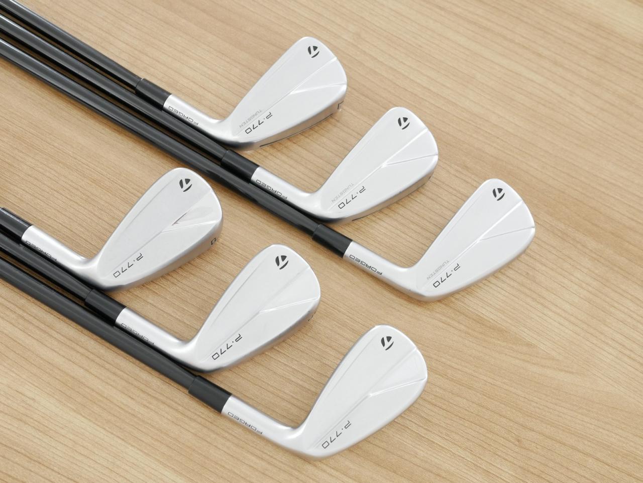 Iron set : Taylormade : ชุดเหล็ก Taylormade P770 Forged (รุ่นปี 2023 นุ่ม แน่น)  มีเหล็ก 5-Pw (6 ชิ้น) ก้านกราไฟต์ Mitsubishi Diamana Thump i95 Flex S